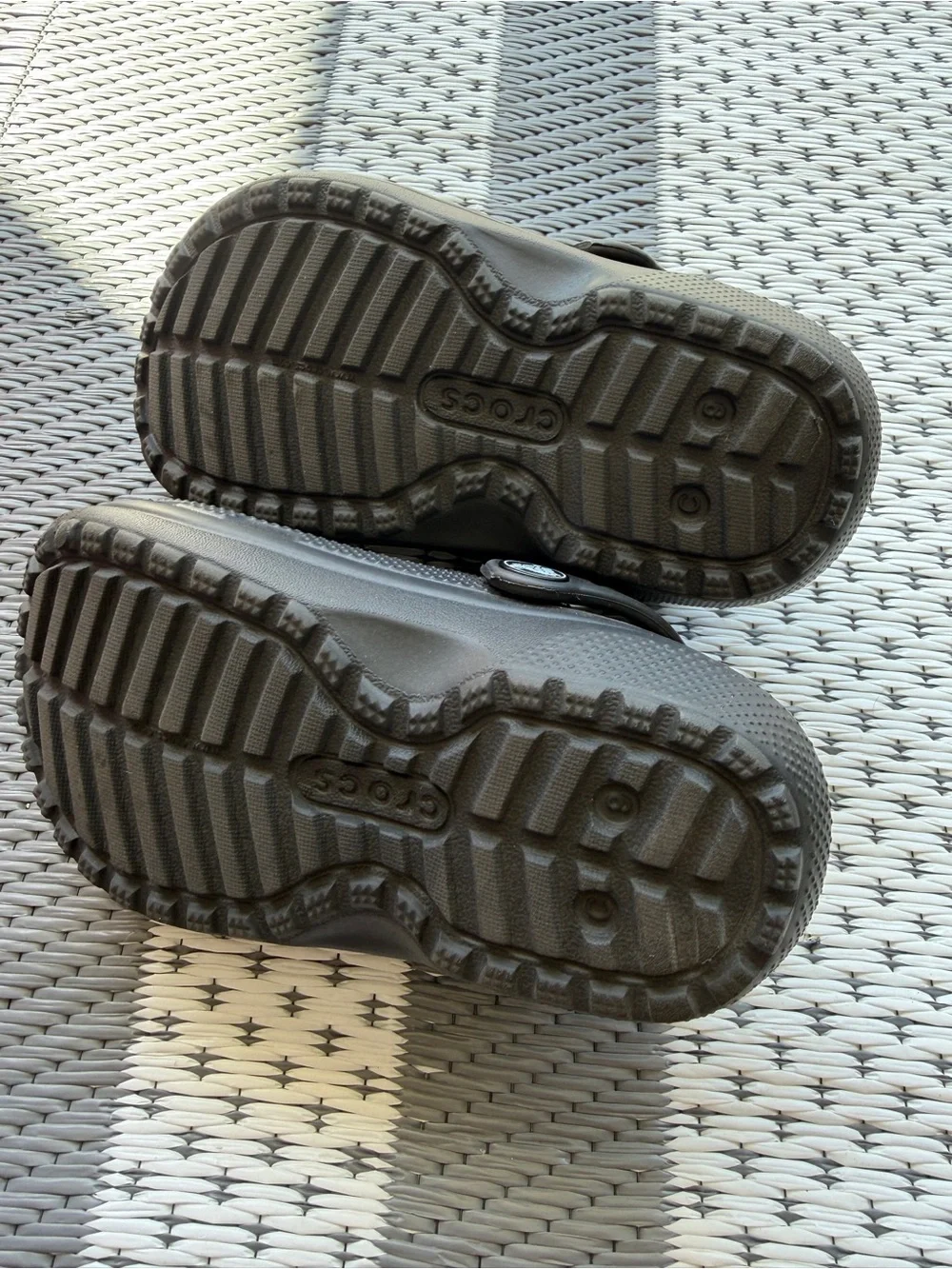 Black Toddler Fleece Lined Crocs